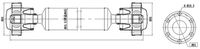 NTY NWN-ME-015 - Lado de montaje: posterior<br>Clase de caja de cambios: Transmisión automática<br>corona de agujeros - Ø 1 [mm]: 110<br>corona de agujeros - Ø 2 [mm]: 81<br>Longitud total [mm]: 1541<br>para OE N°: A1644103202<br>Diámetro exterior 1 [mm]: 16<br>Diámetro exterior 2 [mm]: 95<br>