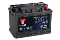 YUASA YBX9096 - Equipamiento de vehículo: para vehículos con sistema Start-Stop y recuperación<br>Tensión [V]: 12<br>Capacidad de la batería [Ah]: 72<br>Altura [mm]: 190<br>Ancho [mm]: 175<br>Longitud [mm]: 278<br>Corriente de arranque en frío, EN [A]: 760<br>Esquema de bornes: 0<br>Talón de sujeción: B13<br>