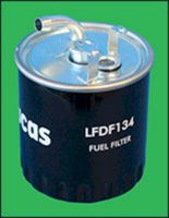 LUCAS LFDF134 - Tipo de filtro: con sensor de agua<br>Tipo de combustible: Gasóleo<br>Tipo de filtro: con conexión para sensor de agua<br>Diámetro exterior [mm]: 92<br>Ø entrada [mm]: 10<br>Ø salida [mm]: 8<br>Altura [mm]: 127<br>