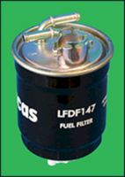 LUCAS LFDF147 - Código de motor: 1Y<br>Tipo de filtro: con calefacción del filtro<br>Tipo de combustible: Gasóleo<br>Diámetro exterior [mm]: 88,2<br>Medida de rosca: Purge M8x1.25<br>Ø entrada [mm]: 8<br>Ø salida [mm]: 8<br>Altura [mm]: 172<br>