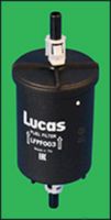 LUCAS LFPF003 - Tipo de filtro: Filtro de tubería<br>Tipo de combustible: Gasolina<br>Altura [mm]: 162<br>Diámetro exterior [mm]: 59<br>Ø entrada [mm]: 8<br>Ø salida [mm]: 8<br>para OE N°: 46403932<br>