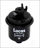 LUCAS LFPF017 - Tipo de filtro: Filtro enroscable<br>Tipo de combustible: Gasolina<br>Altura [mm]: 115<br>Diámetro exterior [mm]: 75<br>