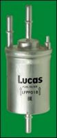 LUCAS LFPF018 - Tipo de filtro: Filtro de tubería<br>Tipo de combustible: Gasolina<br>Altura [mm]: 152<br>Diámetro exterior [mm]: 62<br>Ø entrada [mm]: 8<br>Ø salida [mm]: 8<br>para OE N°: 6Q0201051A<br>