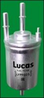 LUCAS LFPF025 - Tipo de filtro: Filtro de tubería<br>Tipo de combustible: Gasolina<br>Altura [mm]: 152<br>Diámetro exterior [mm]: 62<br>Ø entrada [mm]: 8<br>Ø salida [mm]: 8<br>para OE N°: 6Q0201051A<br>