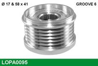 KAMOKA RC149 - Ancho 1 [mm]: 41,4<br>Diámetro exterior 1 [mm]: 54<br>Diámetro interior [mm]: 17<br>Número de canales: 6<br>Artículo complementario / información complementaria 2: se requiere herramiente especial para montaje<br>