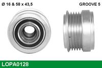 KAMOKA RC039 - Ancho 1 [mm]: 43,5<br>Diámetro exterior 1 [mm]: 54<br>Diámetro interior [mm]: 17<br>Número de canales: 5<br>Artículo complementario / información complementaria 2: se requiere herramiente especial para montaje<br>