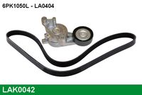 GATES K096PK1070 - Unidades accionadas: Alternador<br>Código de motor: CEGA<br>