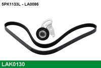 LUCAS 5PK1137L - Correa trapecial poli V