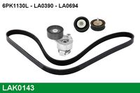 LUCAS 6PK1130L - Correa trapecial poli V