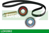 LUCAS LDK0622 - Rodillos incluidos: 2<br>Ancho [mm]: 30<br>Código de motor: 8140-43S<br>Número de dientes: 152<br>Peso [kg]: 1,203<br>cant. correas: 1<br>