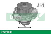 KAMOKA T0118 - año construcción hasta: 06/2008<br>nº de motor desde: 2533529<br>Modelo bomba agua: para accionamiento con correa trapecial<br>para OE N°: 46520401<br>