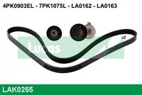 GATES K047PK1078 - Unidades accionadas: Alternador<br>Norma de emisiones: Euro 5<br>