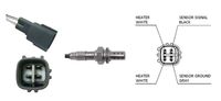 LUCAS LEB5257 - Sistema de escape: después de catalizador<br>Sistema de escape: delante del catalizador<br>Peso [kg]: 0,14<br>Longitud de cable [mm]: 290<br>Número de enchufes de contacto: 4<br>Nº de información técnica: Sensor Type:Planar<br>Sonda lambda: Sensor de paso<br>peso neto [kg]: 0,116<br>