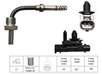 LUCAS LGS6056 - Sensor, temp. gas escape