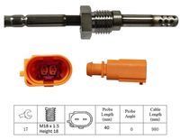 LUCAS LGS6031 - Sensor, temp. gas escape