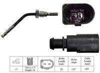 LUCAS LGS6035 - Sensor, temp. gas escape