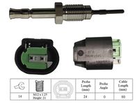 LUCAS LGS6052 - Sensor, temp. gas escape