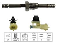 LUCAS LGS6086 - Sensor, temp. gas escape