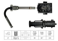 LUCAS LGS6092 - Sensor, temp. gas escape