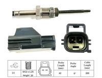 LUCAS LGS6117 - Sensor, temp. gas escape