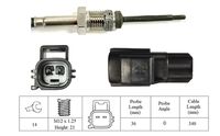 LUCAS LGS6118 - Sensor, temp. gas escape