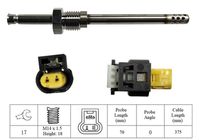 LUCAS LGS7062 - Sensor, temp. gas escape