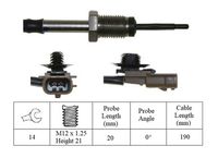 LUCAS LGS7118 - Sensor, temp. gas escape