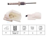 LUCAS LGS7116 - Sensor, temp. gas escape