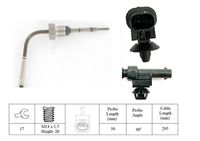 LUCAS LGS7117 - Longitud de cable [mm]: 230<br>Tipo de sensor: NTC<br>Número de enchufes de contacto: 2<br>Profundidad de montaje [mm]: 39<br>Rosca empalme: M14x1.5<br>