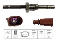 LUCAS LGS7157 - Sensor, temp. gas escape