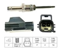 LUCAS LGS7160 - Sensor, temp. gas escape