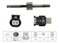 LUCAS LGS7179 - Sensor, temp. gas escape