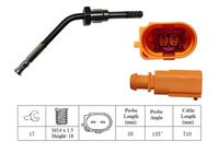 LUCAS LGS7183 - Sensor, temp. gas escape