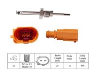 LUCAS LGS7184 - Sensor, temp. gas escape