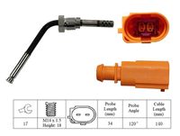 LUCAS LGS7188 - Sensor, temp. gas escape