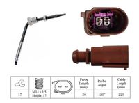 LUCAS LGS7225 - Sensor, temp. gas escape