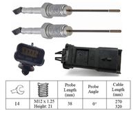 LUCAS LGS7311 - Sensor, temp. gas escape