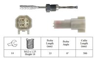 LUCAS LGS7301 - Sensor, temp. gas escape