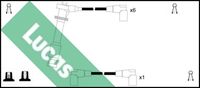 LUCAS LUC5258 - Diámetro [mm]: 7<br>DIN / ISO: D TYPE 1<br>Tipo de envase: caja<br>Bujía de encendido: Versión de conexión SAE<br>Bobina de encendido: Versión de conexión diente de sierra<br>Distribuidor/rotor de encendido: Versión de conexión SAE<br>Longitud 1 [mm]: 200<br>Longitud 2 [mm]: 410<br>Cantidad líneas: 14<br>Long. 3 [mm]: 535<br>Long. 4 [mm]: 1075<br>Long. 5 [mm]: 1060<br>Long. 6 [mm]: 1160<br>Long.7 [mm]: 770<br>Long.8 [mm]: 745<br>Long.9 [mm]: 730<br>Long.10 [mm]: 1278<br>Long. 11 [mm]: 1178<br>Long. 12 [mm]: 1263<br>long. de embalaje [cm]: 42<br>Ancho de embalaje [cm]: 22<br>h embalaje [cm]: 8<br>Longitud 13 [mm]: 166<br>Longitud 14 [mm]: 216<br>