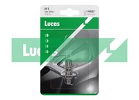 LUCAS LLB448P - Tipo de luces: Halógena<br>Tensión [V]: 12<br>Potencia nominal [W]: 55<br>Tipo de lámpara: H1<br>Cantidad: 2<br>Versión: Twin Clam<br>Especificación: 24/7 Long Life<br>Especificación: Upgrade<br>Modelo de zócalo, bombilla incandescente: P14.5s<br>