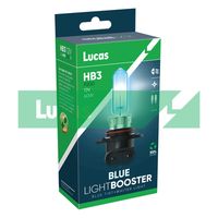 LUCAS LLX9005XLPX2 - Tipo de luces: Faro de proyección<br>Tensión [V]: 12<br>Potencia nominal [W]: 60<br>Tipo de lámpara: HB3<br>Cantidad: 2<br>Versión: Twin Clam<br>Especificación: Blue Lightning<br>Especificación: Upgrade<br>Modelo de zócalo, bombilla incandescente: P20d<br>