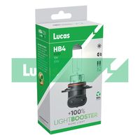 LUCAS LLX9006XLPX2 - Tensión [V]: 12<br>Potencia nominal [W]: 51<br>Tipo de lámpara: HB3<br>Cantidad: 2<br>Versión: Twin Clam<br>Especificación: Blue Lightning<br>Especificación: Upgrade<br>Modelo de zócalo, bombilla incandescente: P22d<br>