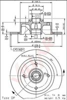 VILLAR 6281751 - año construcción hasta: 07/1971<br>Lado de montaje: Eje delantero<br>Diámetro exterior [mm]: 277,6<br>Altura [mm]: 82<br>Espesor de disco de frenos [mm]: 9,5<br>Espesor mínimo [mm]: 8<br>Diámetro de centrado [mm]: 39,8<br>corona de agujeros - Ø [mm]: 130<br>Número de orificios: 4<br>Tipo de disco de frenos: macizo<br>Superficie: revestido láminas de zinc<br>Medida de rosca: M14x1,5<br>Número de piezas necesarias: 2<br>