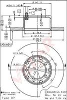 VILLAR 6281204 - Disco de freno