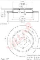 VILLAR 6281544 - Lado de montaje: Eje delantero<br>Altura [mm]: 58<br>Peso [kg]: 11,142<br>Tipo de disco de frenos: ventilación interna<br>Espesor de disco de frenos [mm]: 24<br>Espesor mínimo [mm]: 22,2<br>Diámetro exterior [mm]: 260<br>Número de orificios: 4<br>Diámetro de centrado [mm]: 64<br>Par apriete [Nm]: 100<br>Artículo complementario / información complementaria 2: con tornillos<br>