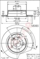 VILLAR 6281200 - Lado de montaje: Eje delantero<br>Altura [mm]: 44<br>Peso [kg]: 12,392<br>Tipo de disco de frenos: ventilación interna<br>Espesor de disco de frenos [mm]: 22<br>Espesor mínimo [mm]: 19,4<br>Diámetro exterior [mm]: 284<br>Número de orificios: 5<br>Diámetro de centrado [mm]: 67<br>Par apriete [Nm]: 120<br>Artículo complementario / información complementaria 2: con tornillos<br>