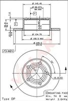 VILLAR 6280153 - Disco de freno