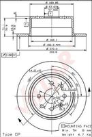 VILLAR 6281039 - Lado de montaje: Eje delantero<br>Altura [mm]: 41<br>Peso [kg]: 11,011<br>Tipo de disco de frenos: ventilación interna<br>Espesor de disco de frenos [mm]: 24<br>Espesor mínimo [mm]: 21<br>Diámetro exterior [mm]: 256<br>Número de orificios: 4<br>Diámetro de centrado [mm]: 60<br>Par apriete [Nm]: 110<br>Artículo complementario / información complementaria 2: con tornillos<br>