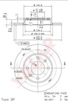 VILLAR 6280502 - Disco de freno