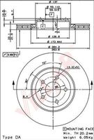 VILLAR 628.1732 - Disco de freno